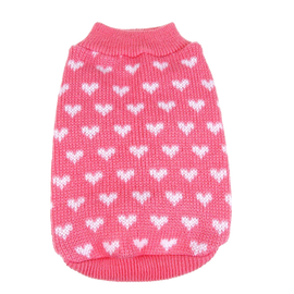Silvercell Pets Puppy Dogs Clothes Jacket Little Heart Knit Sweater Coat